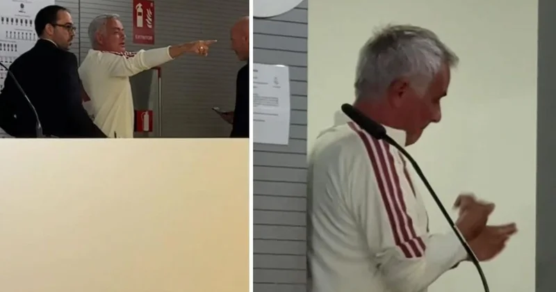 Mourinho dan gazeteciye güldüren gözdağı: Benim hakkımda kötü konuşursan...