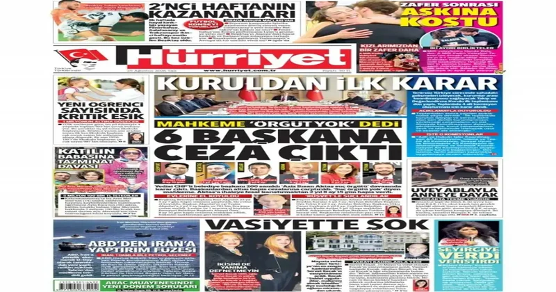 Yeni öğrenci sayısında yarım asır sonra bir ilk! 25 Ağustos 2026 gazete manşetleri