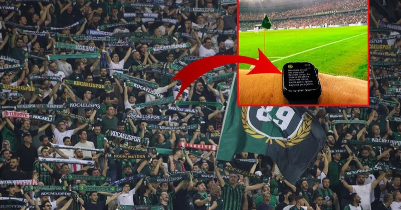 Kocaelispor Amedspor maçına damga vuran olay! Anında uyarı yapıldı