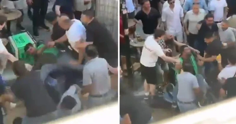 Motokuryeyi tekme tokat dövdüler