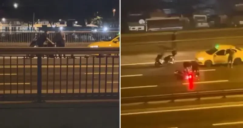Bakırköy’de aynı noktada peş peşe iki ayrı motosiklet kazası; 1 i ağır 3 yaralı