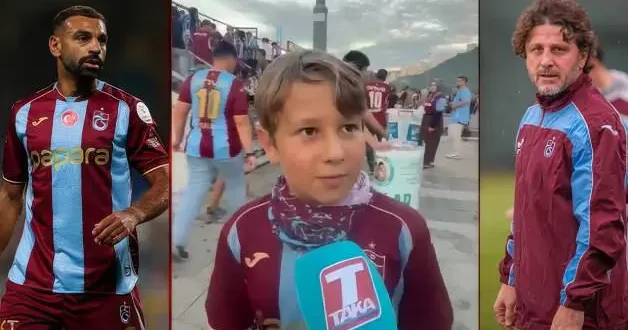 Trabzonsporlu minik taraftarın taktik analizi sosyal medyada büyük ses getirdi