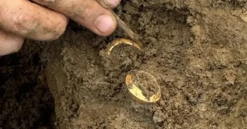 Tarlada bulundu, 2 bin yıllık tarih ortaya çıktı! Altın yüzüklerin sırrı herkesi şaşırttı