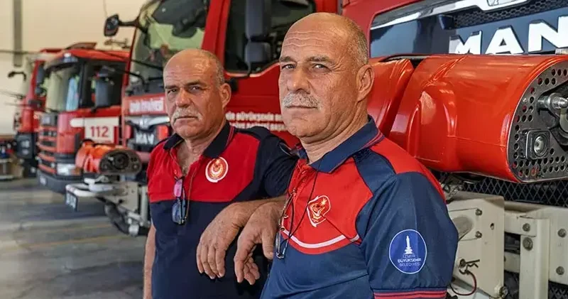 İkizler aynı gün itfaiyeci oldular aynı gün evlendiler