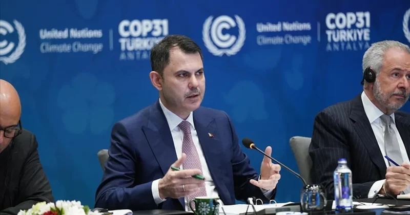 COP31 de 10 gigatonluk emisyon hedefi! Bakan Kurum: 2035 e kadar yüzde 20 azalacak