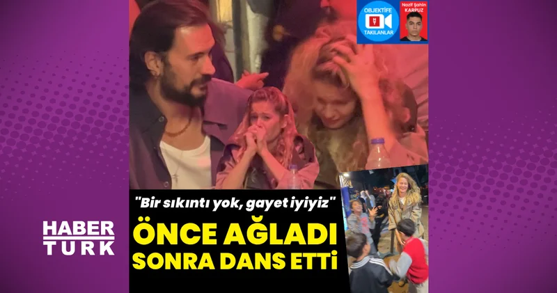 Burcu Biricik, önce ağladı sonra dans etti