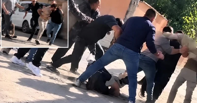 Müteahhitle inşaat işçileri birbirine girdi! Ortalık savaş alanına döndü