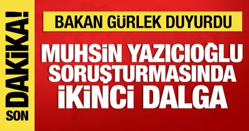 Muhsin Yazıcıoğlu soruşturmasında yeni dalga: 33 şüpheli gözaltında!