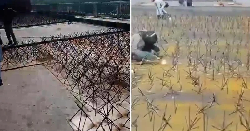 İmran Han ın destekçilerine dikenli barikat!