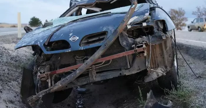 Yer: Kırıkkale! Takla atan otomobil hurdaya döndü