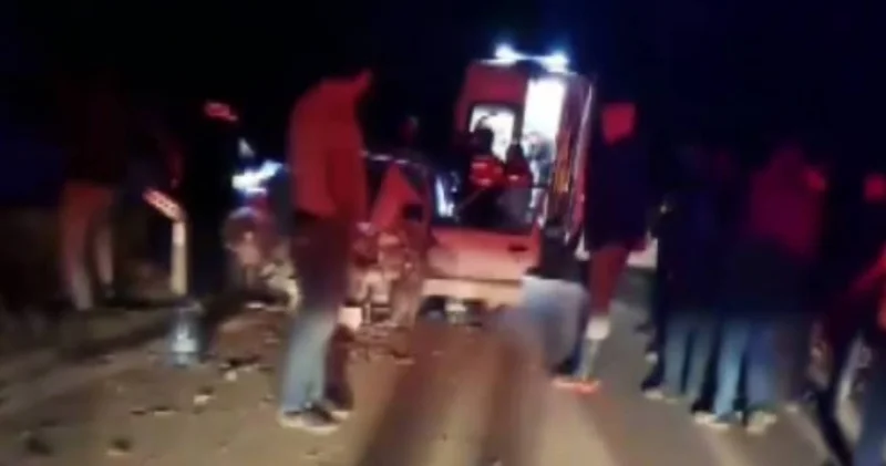 Polatlı’da acı olay! Otomobil traktöre çarptı: 1 ölü