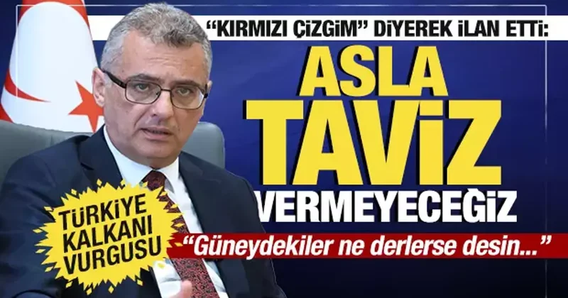 KKTC Cumhurbaşkanı Erhürman: Asla taviz vermeyeceğiz. Türkiye tüm Ada nın garantörü