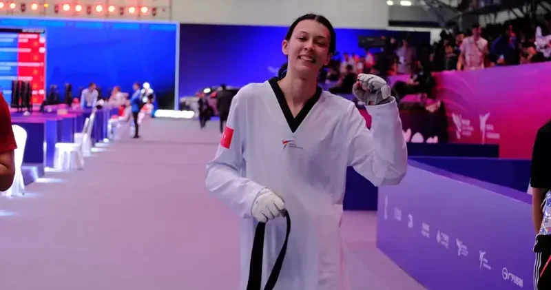 Elif Sude Akgül tekvandoda dünya ikincisi