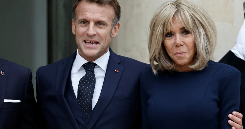 Brigitte Macron aslında bir erkek miti sınır tanımıyor: Resmi sitede ismine erkek adı eklediler!