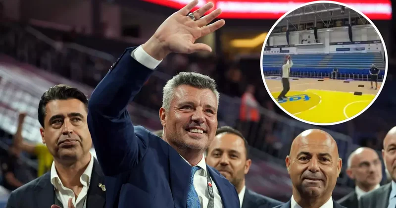 Fenerbahçe Başkanı Saran dan basketbolcuları kıskandıran performans Fanatik Spor Haberleri Video