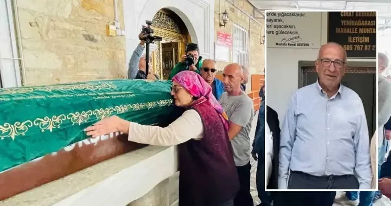 Foça’daki selde hayatını kaybeden Bülent Kaptanoğlu toprağa verildi İzmir Haberleri
