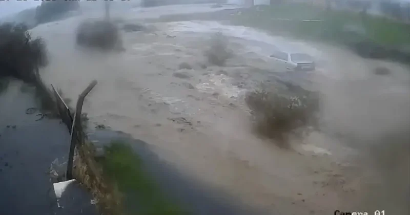 Sele kapılan Bülent Kaptanoğlu nun son anları kamerada! Ne yapsa kurtulamadı