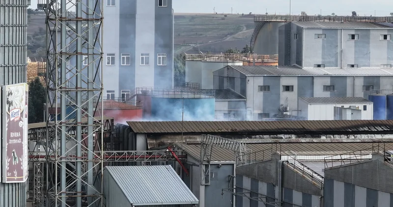 Yağ fabrikasında patlama!