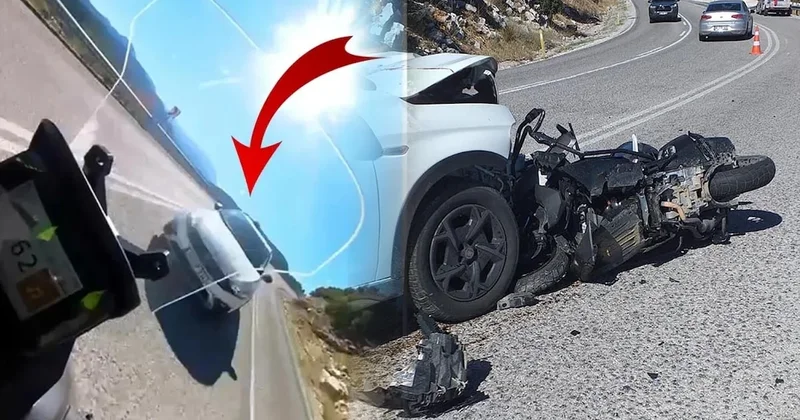 Motosiklet sürücüsü ölümünü an an kaydetti Sözcü Gazetesi