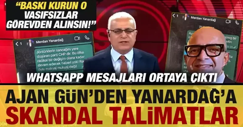 Ajan Hüseyin Gün den, Merdan Yanardağ a skandal talimatlar! Mesajlar ortaya çıktı