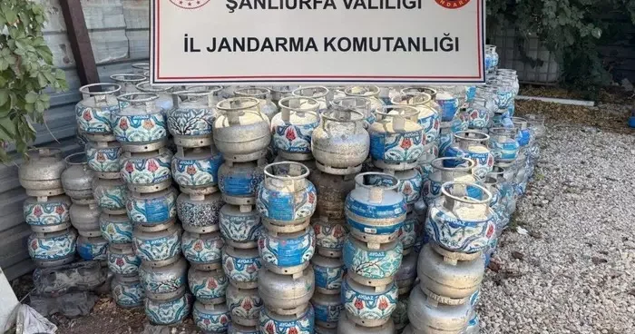 Şanlıurfa’da usulsüz tüp dolumu operasyonu: Binlerce tüp ele geçirildi