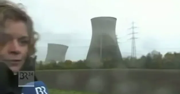 Canlı yayında nükleer santral yıkımı