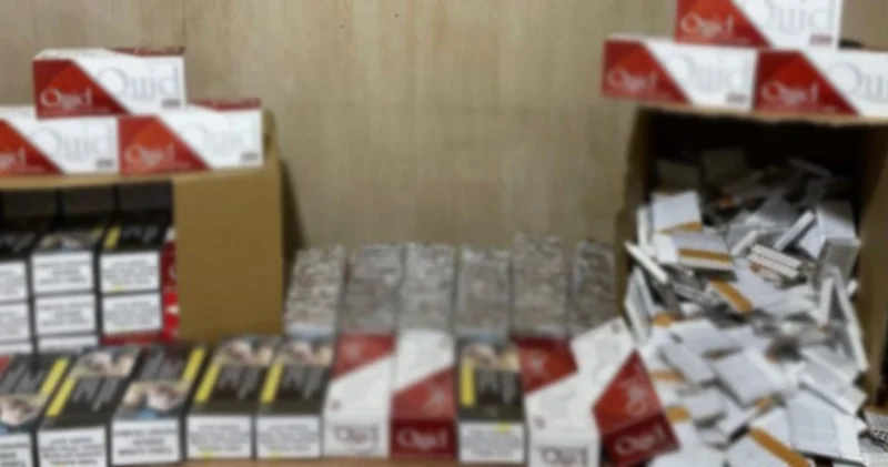 İzmir de 20 bin 900 makaron ele geçirildi