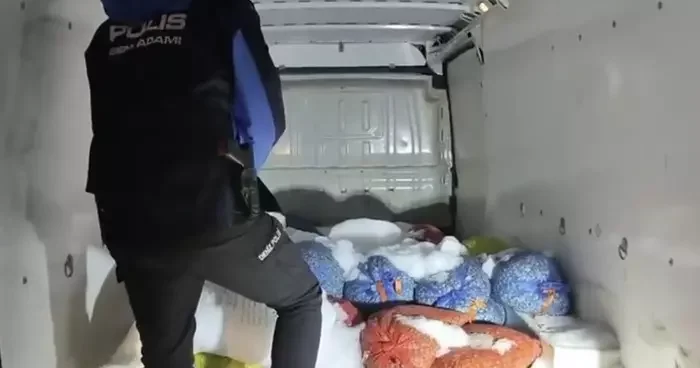 Samsun polisinden kaçak midye operasyonu
