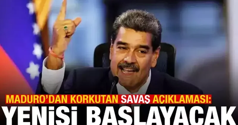 Maduro: ABD yeni sonsuz bir savaş icat ediyor