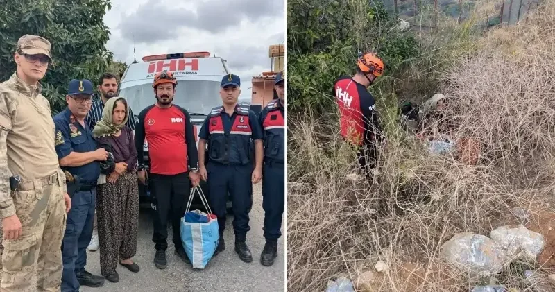 Kayıp kadın 2 gün sonra sağ bulundu Antalya Haberleri