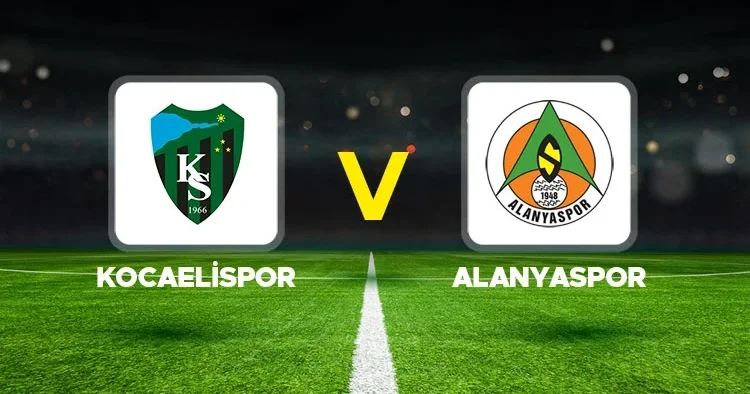 Canlı anlatım: Kocaelispor Alanyaspor maçı