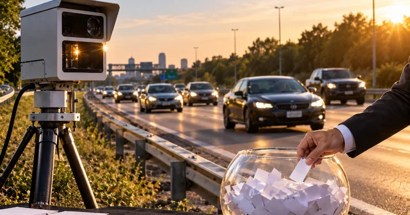Trafik cezalarında kura dönemi: Radara yakalananların sadece bir kısmına ceza gidecek Sözcü Gazetesi