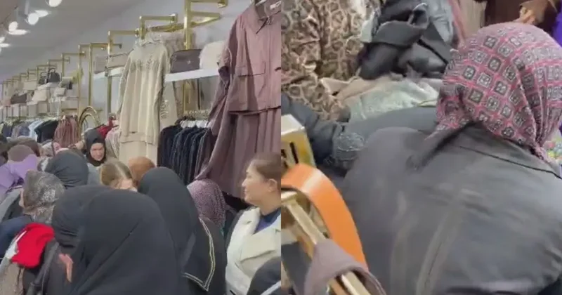 Sultangazi de İndirim izdihamında 1 kişi bayıldı, 1 kişi yaralandı!