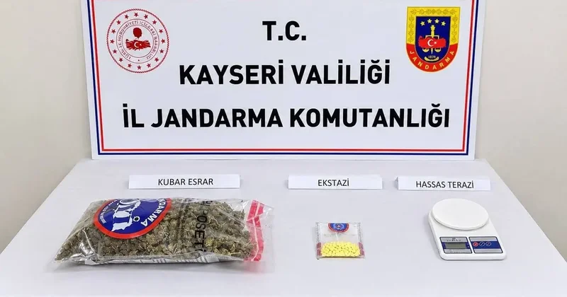Kayseri’de 1 kilo uyuşturucu ele geçirildi