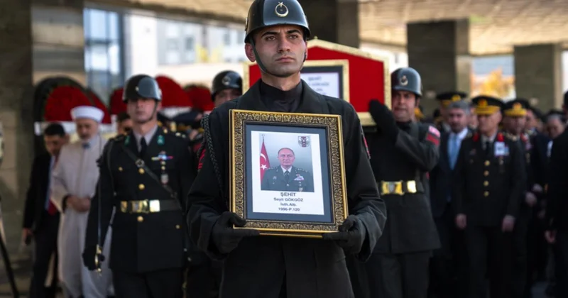 Şehit Albay Sayit Gökgöz son yolculuğuna uğurlandı