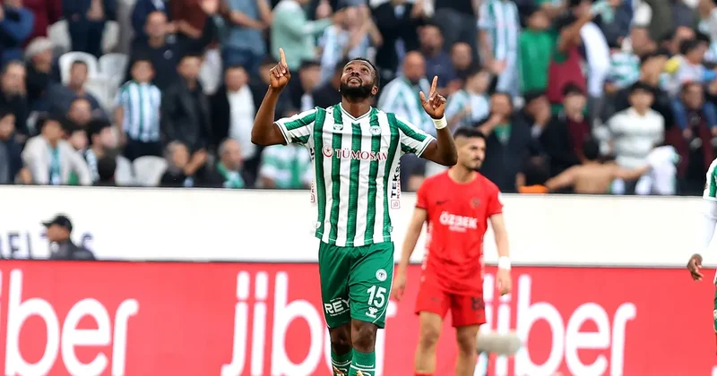 Konyaspor 3 haftalık 3 puan hasretini Gençlerbirliği maçında bitirdi!