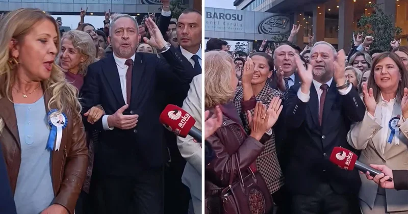 Ümit Kocasakal seçim zaferini Onuncu Yıl Marşı yla kutladı