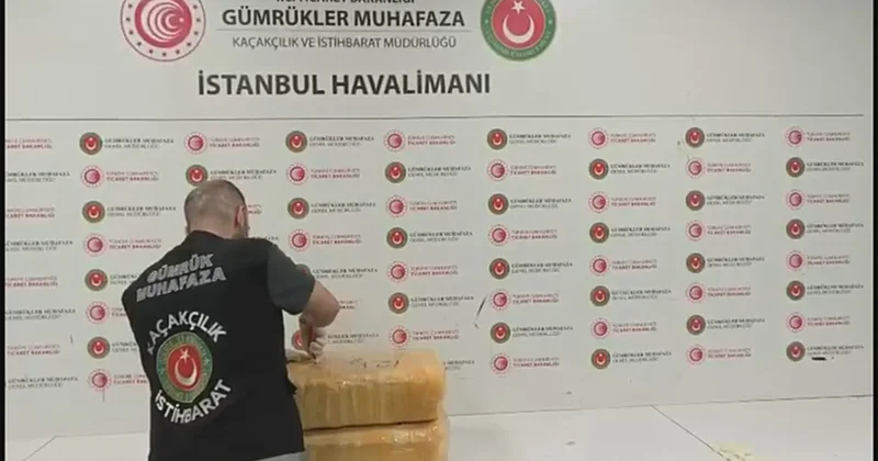 İstanbul Havalimanı nda 25 kilo esrar ele geçirildi