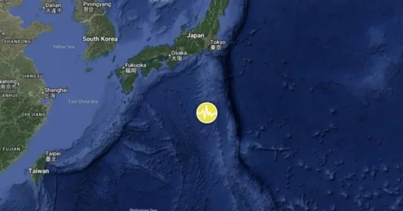 Japonya da Ogasawara açıklarında 7.0 büyüklüğünde deprem oldu, tsunami riski yok