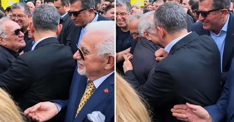 Özgür Özel, kendisiyle konuşmak isteyen vatandaşı arkaya itti
