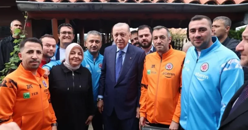 Cumhurbaşkanı Erdoğan, İstanbul Kastamonuspor u kabul etti