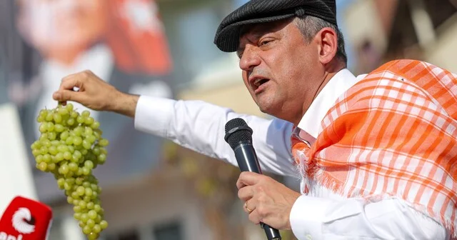 Özgür Özel den Sarıgöl de üzüm üreticilerine 7 maddelik çözüm önerisi Manisa Son Dakika Haberleri Habertürk Yerel Haberler