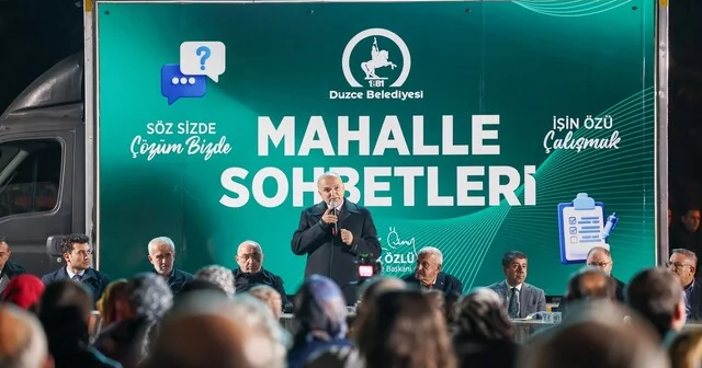 Başkan Faruk Özlü: Düzce nin sorunu benim sorunumdur Düzce Haberleri Habertürk Yerel Haberler