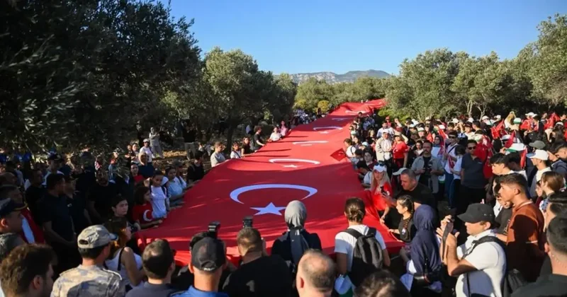 Antalya da Ecdadın Yolunda Cumhuriyet e Saygı Yürüyüşü