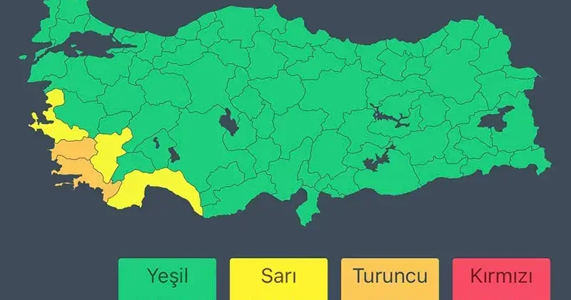İçişleri Bakanlığı ndan sağanak uyarısı