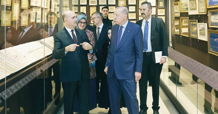 Cumhurbaşkanı Erdoğan: Müzeler bölgesi şahane oldu