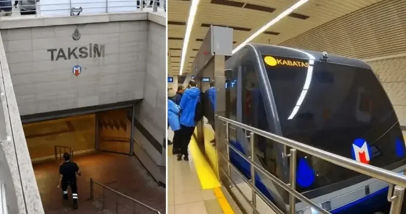 Taksim metro istasyonu ve Taksim Kabataş Füniküler Hattı yarın 15.00 ten itibaren kapatılacak İstanbul Haberleri