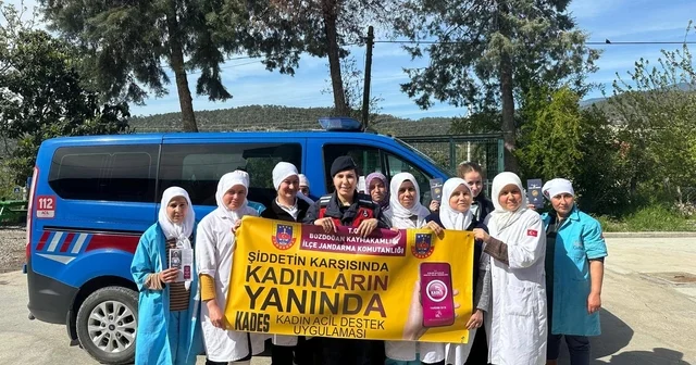 Bozdoğan da kadınlara KADES bilgilendirmesi Aydın Haberleri