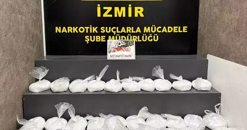 Çantasında 29 kilo metamfetamin ele geçirilen şüpheli tutuklandı
