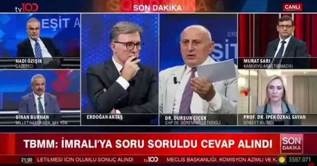 Sinan Burhan ın Kent uzlaşısı sorusuna CHP li Dursun Çiçek cevap veremedi